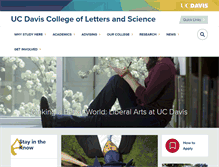 Tablet Screenshot of ls.ucdavis.edu