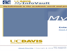 Tablet Screenshot of myinfovault.ucdavis.edu