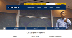 Desktop Screenshot of economics.ucdavis.edu