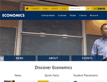 Tablet Screenshot of economics.ucdavis.edu