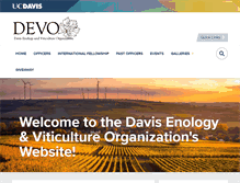 Tablet Screenshot of devo.ucdavis.edu