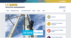 Desktop Screenshot of facilities.ucdavis.edu