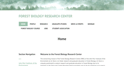 Desktop Screenshot of forestbiology.ucdavis.edu