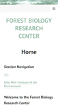 Mobile Screenshot of forestbiology.ucdavis.edu