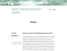 Tablet Screenshot of forestbiology.ucdavis.edu
