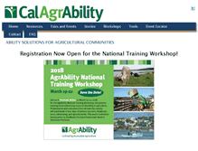 Tablet Screenshot of calagrability.ucdavis.edu