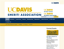 Tablet Screenshot of emeritiassociation.ucdavis.edu