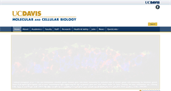Desktop Screenshot of mcb.ucdavis.edu