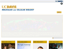 Tablet Screenshot of mcb.ucdavis.edu