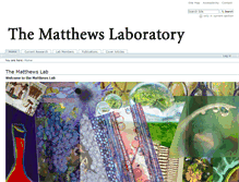 Tablet Screenshot of matthews.ucdavis.edu
