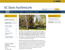 Tablet Screenshot of facilitieslink.ucdavis.edu