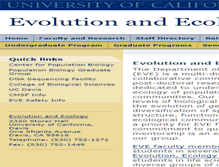 Tablet Screenshot of eve.ucdavis.edu