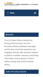 Mobile Screenshot of policyinstitute.ucdavis.edu