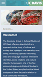 Mobile Screenshot of culturalstudies.ucdavis.edu