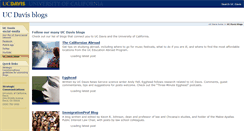 Desktop Screenshot of blogs.ucdavis.edu