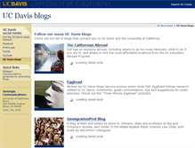 Tablet Screenshot of blogs.ucdavis.edu