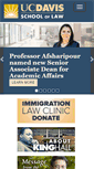 Mobile Screenshot of law.ucdavis.edu