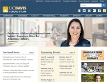 Tablet Screenshot of law.ucdavis.edu