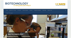 Desktop Screenshot of biotechmajor.ucdavis.edu