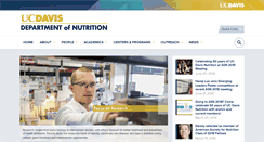 Desktop Screenshot of nutrition.ucdavis.edu
