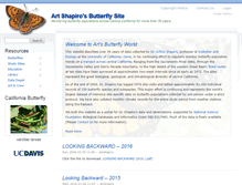 Tablet Screenshot of butterfly.ucdavis.edu