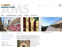 Tablet Screenshot of ams.ucdavis.edu