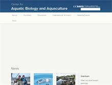 Tablet Screenshot of caba.ucdavis.edu