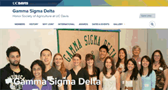 Desktop Screenshot of gammasigmadelta.ucdavis.edu