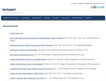 Tablet Screenshot of intranet.engineering.ucdavis.edu
