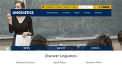 Desktop Screenshot of linguistics.ucdavis.edu