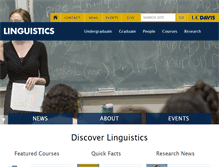 Tablet Screenshot of linguistics.ucdavis.edu