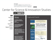 Tablet Screenshot of innovation.ucdavis.edu