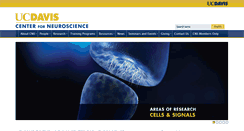 Desktop Screenshot of neuroscience.ucdavis.edu