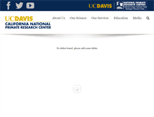 Tablet Screenshot of cnprc.ucdavis.edu
