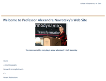 Tablet Screenshot of navrotsky.engr.ucdavis.edu