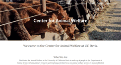 Desktop Screenshot of animalwelfare.ucdavis.edu