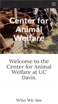 Mobile Screenshot of animalwelfare.ucdavis.edu