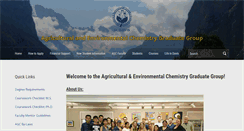 Desktop Screenshot of agchem.ucdavis.edu