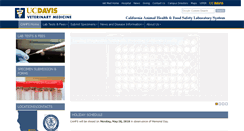 Desktop Screenshot of cahfs.ucdavis.edu