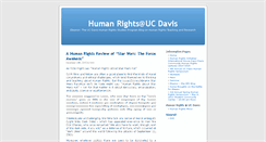 Desktop Screenshot of humanrightsinitiative.ucdavis.edu