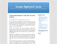 Tablet Screenshot of humanrightsinitiative.ucdavis.edu