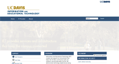 Desktop Screenshot of iet.ucdavis.edu