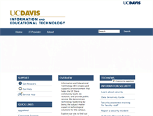 Tablet Screenshot of iet.ucdavis.edu